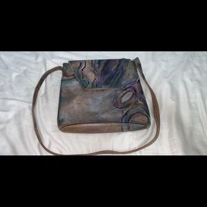 Jane Yoo Wearable Art Handbag Satchel Autographed